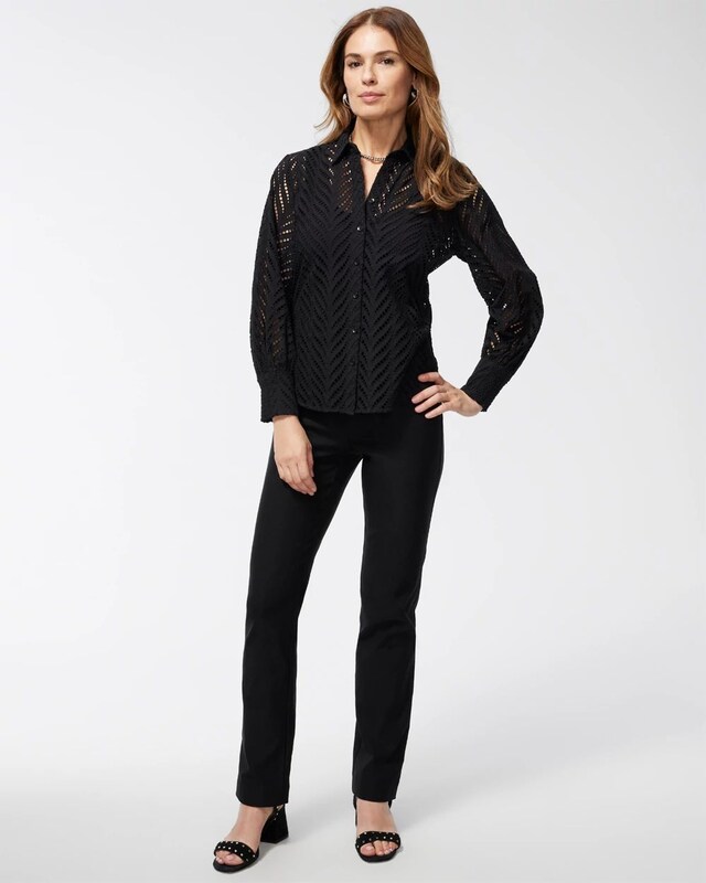Brigitte Slim Pull-On Pants - image 2